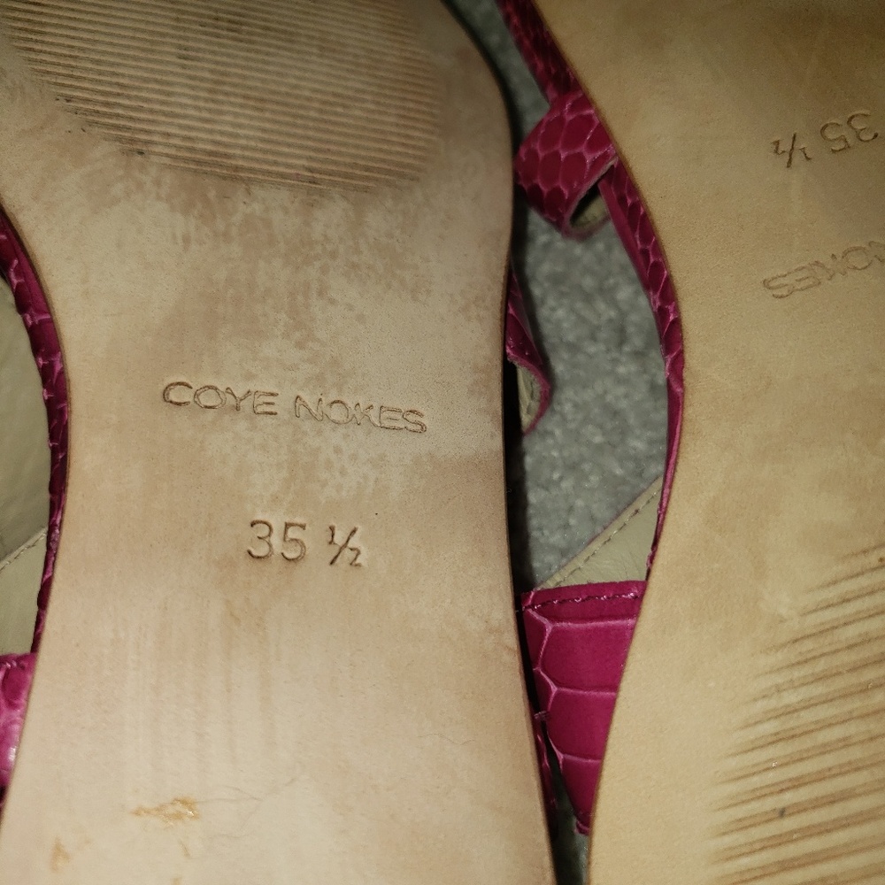 Coye Nokes Python Strappy Sandals - image 6